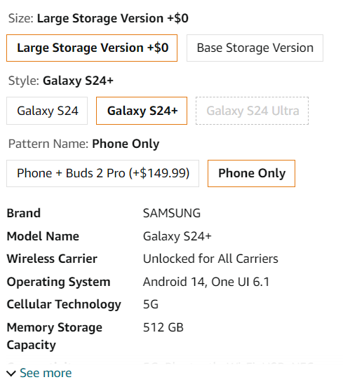 Amazon Key Features