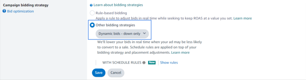 Bidding Strategy