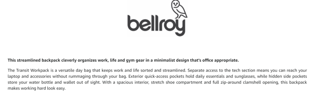 Amazon Product Descriptions