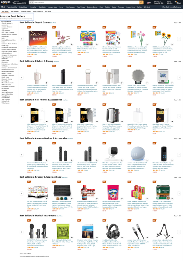 amazon best sellers