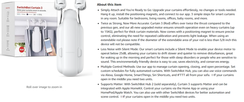 Amazon bullet Points